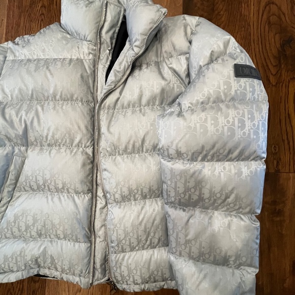 Dior Silver puffer jacket - Picture 3 of 4